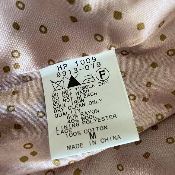 Pou Dou Dou Wool Blend Coat Cute - Picture 5 of 12